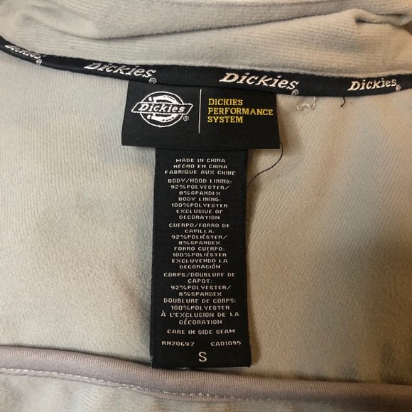 Dickies Orange & White Camouflage Coat with Moisture Management Size Small - Picture 12 of 14